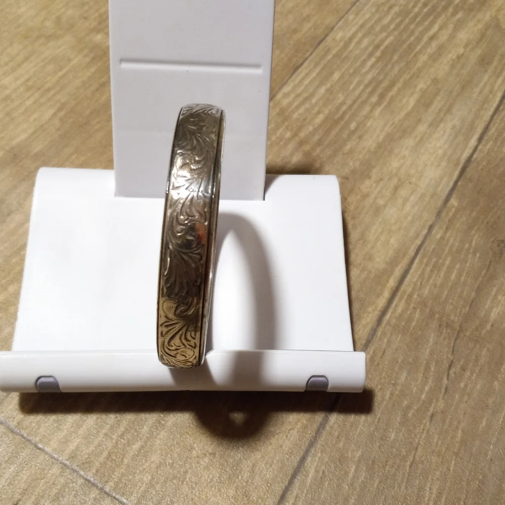 Vintage Brighton Silvertone WomanBracelet - Picture 3 of 8
